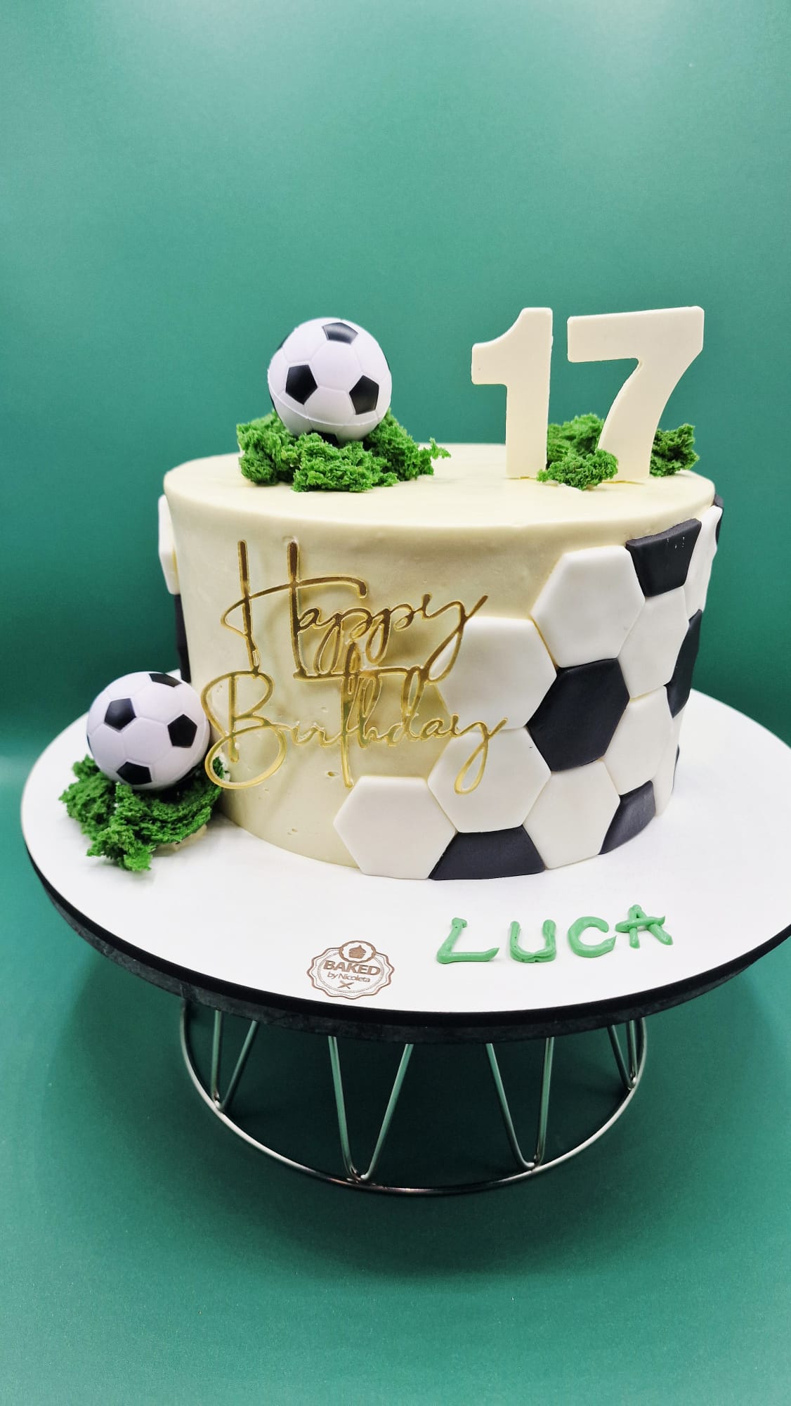 Bespoke custom celebration cake for Boys & Adventures handcrafted by Nicoleta